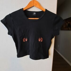 Hell Babes Cropped Baby Tee